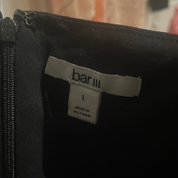 Bar III Black and White Floral Asymmetrical Dress - Picture 2 of 8